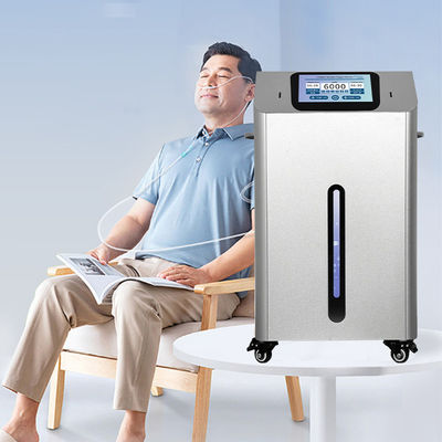 उच्च शुद्धता वाली हाइड्रोजन श्वासयंत्र 4000ML H2 2000ML O2 स्मार्ट टचस्क्रीन के साथ